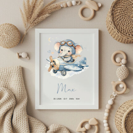 Tabuľky Sloník, personalizovaná tabuľka tabuľka pri narodení dieťaťa darček k narodeniu dieťaťa personalizovaný darček pre bábätko tabuľka s údajmi o narodení narodenie dieťaťa tabuľka detská tabuľka s menom, tabuľka na stenu detská izba,spomienka na narodenie dieťaťa