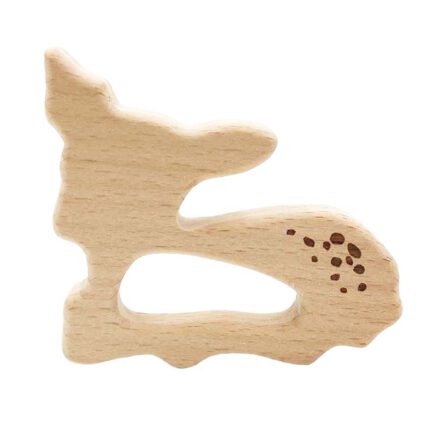 hryzátko, darček pre bábätko, darček pre novorodenca, darček pri narodení, drevené hryzátko,