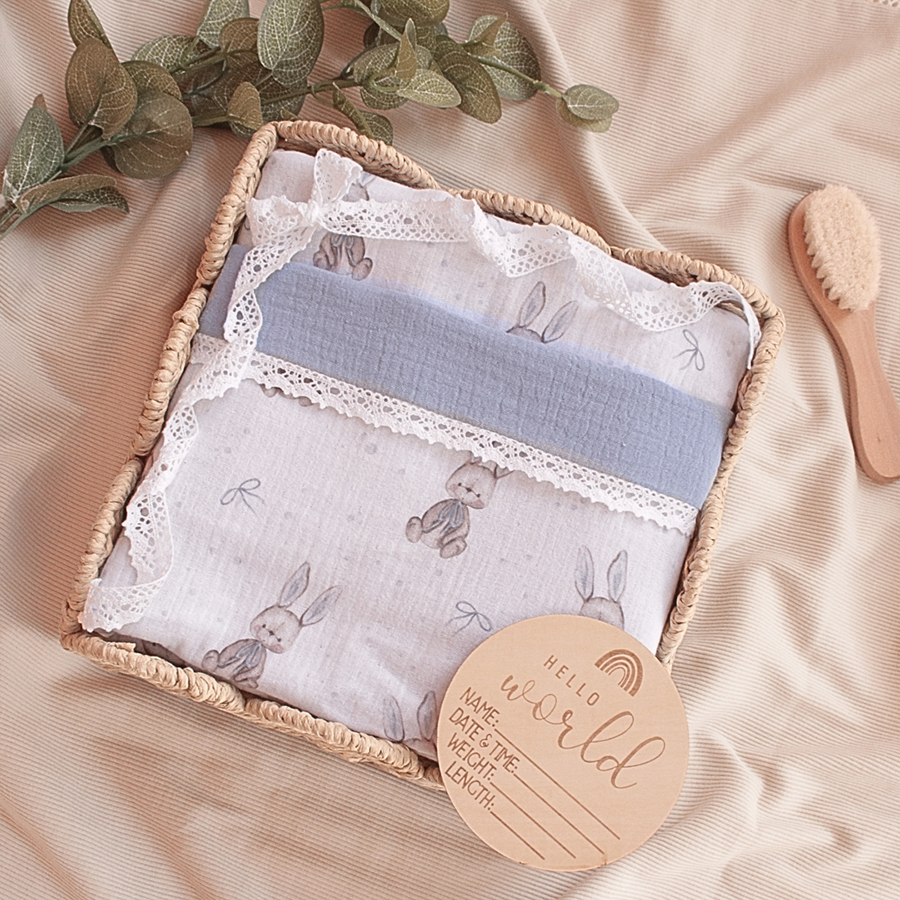 Personalizovaná deka Zajko darček pri narodení, darček pre novorodenca, personalizovaný darček, deka, detská deka, personalizovaná, deka pre bábätko