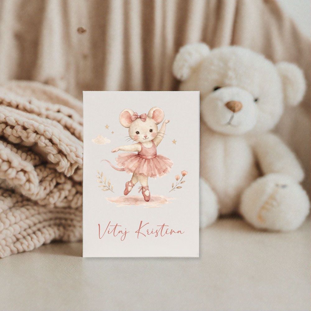 Personalizované blahoželanie Myška darček pri narodení, darček pre novorodenca, personalizovaný darček, blahoželanie, blahoželanie pri narodení, blahoželanie pre novorodenca, personalizované blahoželanie, darček pre novorodenca, personalizované blahoželanie pri narodení dieťaťa, blahoželanie pri narodení